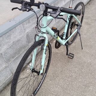 クロスバイク ブリジストン CYLVA F27 27段変速 ミントブルー 配送無料