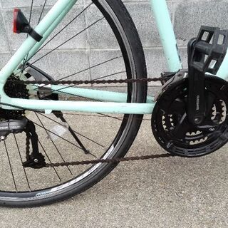 クロスバイク ブリジストン CYLVA F27 27段変速 ミントブルー 配送無料