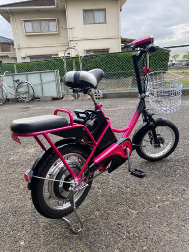 電動アシスト自転車 E-bike pro 16インチ ピンク 街乗り