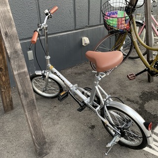 【美品】コロノ　16インチ折りたたみ自転車　