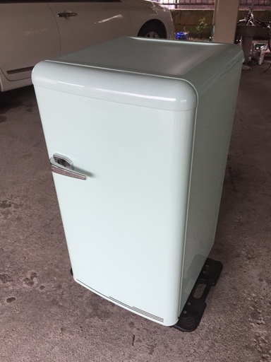 Grand-Line 冷凍庫 小型 家庭用 60L1ドア冷凍庫 レトロデザイン ライトグリーン 未使用品