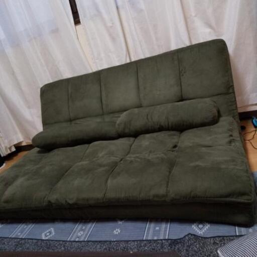 値下げしました。3人がけソファ。美品 【公式通販】 ソファーベッド 