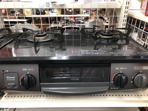 都市ガステーブル　2019年製　Rinnai RTE564BKL