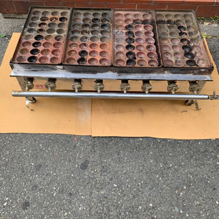 処分特価！引取限定！たこ焼き器 都市ガス②
