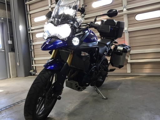 トライアンフ オートバイ TIGER 800 BJ800 800cc　実働品　車検あり
