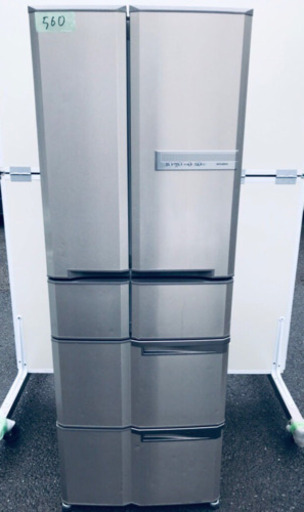560番 三菱✨ノンフロン冷凍冷蔵庫✨MR-G42N-T1‼️