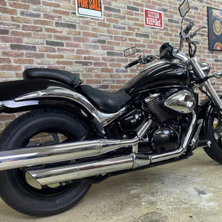 上質希少クルーザー黒でもツヤピカ綺麗機関好調車検付】 スズキ