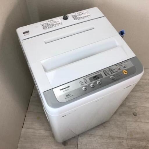 中古 高年式 洗濯機 パナソニック 5.0kg NA-F50B11 2017年製 全自動洗濯機 縦型 槽洗浄機能 単身用 一人暮らし用 新生活家電 6ヶ月保証付き