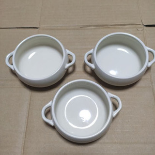 グラタン皿(白)1枚300円
