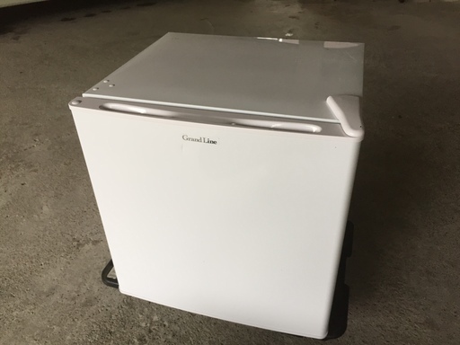 GrandLine 冷凍庫 1ドア 小型 家庭用 左右ドア開き 直冷式 32L（白）