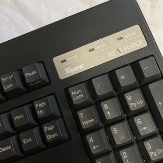 東プレ　ゲーミング用キーボード REALFORCE 108UB-A 日本語108配列　黒モデル　XE31L0