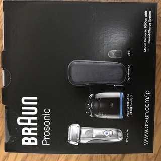 シェーバー+替刃+洗浄液（BRAUN Prosonic　7090cc ）