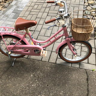 子ども 女子用 16インチ自転車【お渡し住み】