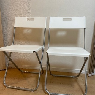 【受け渡し予定者決定済み】IKEA 折りたたみ椅子