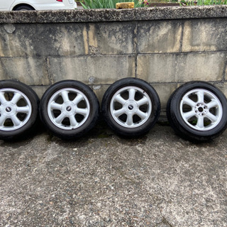 ミニ純正アルミホイール タイヤ付き 175/65 注文 r15 5 1/2J15H2 中古 