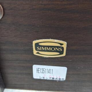 Simmons　シモンズ　リフトアップベットフレーム＆ワイドダブルベッド
