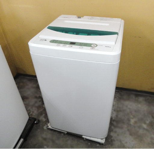 2018年製 洗濯機 4.5㎏ ハーブリラックス 幅56.5 YWM-T45A1 ☆ PayPay(ペイペイ)支払い対応！☆ 札幌市 白石区 東札幌