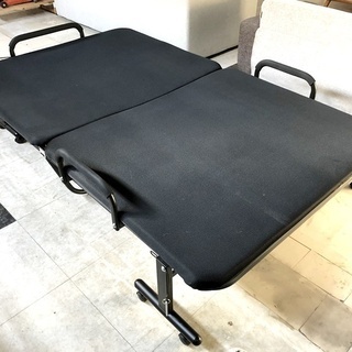 札幌近郊 送料無料 折りたたみベッド 簡易ベッド 【セミダブル・幅約 