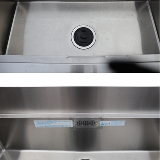 ★LIXIL★業務用流し台★一槽流し台★シンク★ S-1SN120B0B★奥行60・間口120　バックガード付★