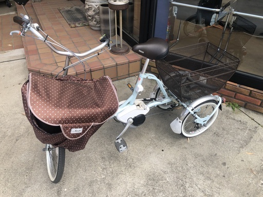 Yamaha　3輪電動自転車【充電階数30回以内】