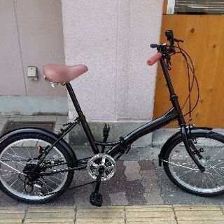 20吋 折り畳み自転車 外装6段/ブラック swadeshbarta24.net