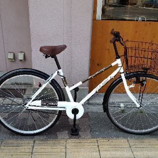 278 POUR TOUJOURS自転車26インチ オレンジボディー