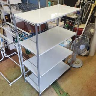 仙台市若林区若林～綺麗なホワイト⤴️スチールラック/棚  