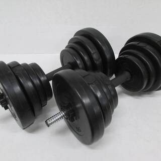 ダンベル 19.5kg × 2個セット 計39kg 可変式 セッ...