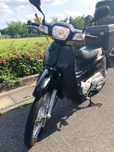 ブラックボディ！カブ50cc PRO ガソリン満タンにて♪