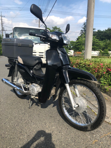 ブラックボディ！カブ50cc PRO ガソリン満タンにて♪