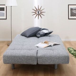 Sofa/bed grey - Nitori - 183×100×85cm - ソファベッド