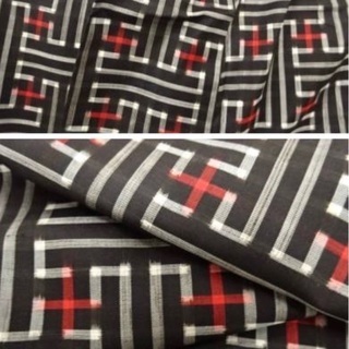 大島紬　龍郷　秋名バラ　背高さんにも