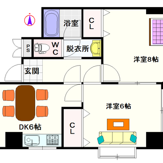 【Ｍａｘ恵美須】2号タイプ！2ＤＫタイプ！たまにしか空かない人気物件！