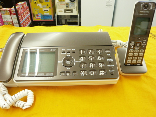 パナソニック おたっくす パーソナルファックス 子機1台 KX-PD503DL ブラウン FAX付き電話機　西岡店