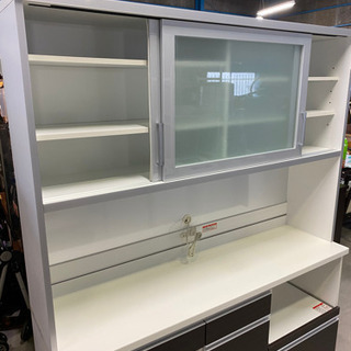 激安大型キッチンボード！配送可 タカハシ木工 フローラⅡ 食器棚