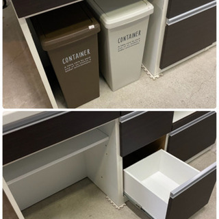 激安大型キッチンボード！配送可 タカハシ木工 フローラⅡ 食器棚