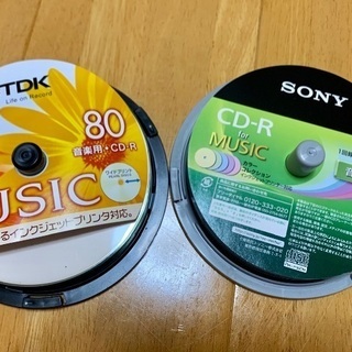音楽用CD-R データ保存用DVD-R