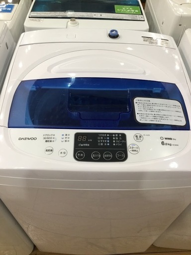 【安心1年保証付】Daewoo 全自動洗濯機 DW-S60KB 2019年製【ﾄﾚﾌｧｸ桶川店】