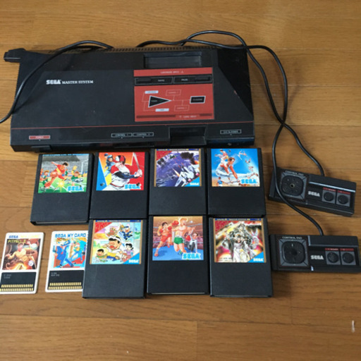 マスターシステム　ソフト7本及びカードソフト2枚セット