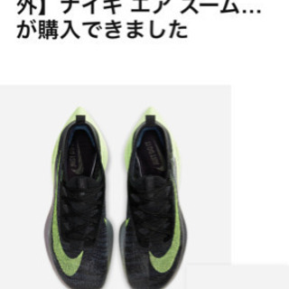 NIKE エアズームアルファフライ ネクスト%　希少26.5cm
