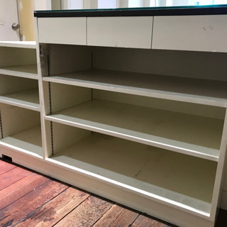 オフィス用家具 レジカウンター 店舗 中古 特注 引取り