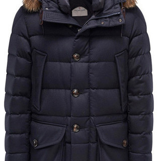 モンクレール) MONCLER ファー付きダウンジャケット/RETHEL