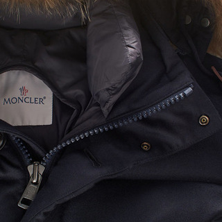 モンクレール) MONCLER ファー付きダウンジャケット/RETHEL
