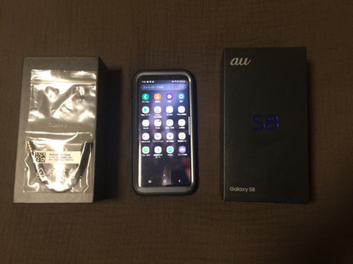 美品 Galaxy S8 Orchid Gray SCV36 SIMフリー