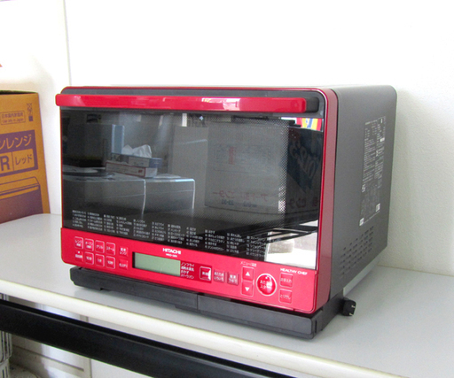 日立 ヘルシーシェフ MRO-S8X レッド 2020年製 過熱水蒸気オーブン