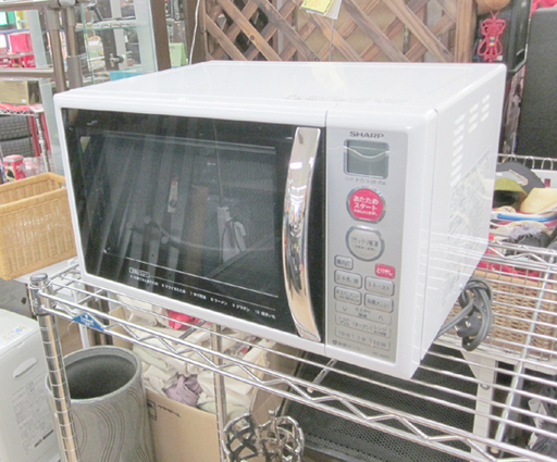 シャープ オーブンレンジ RE-180KS ターンテーブル 2016年製 ホワイト レンジ SHARP ☆ 札幌市 清田区 平岡
