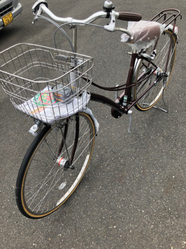 ミヤタ　シェリー　ベルト27インチ 新車　茶色