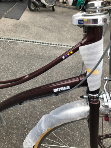 ミヤタ　シェリー　ベルト27インチ 新車　茶色