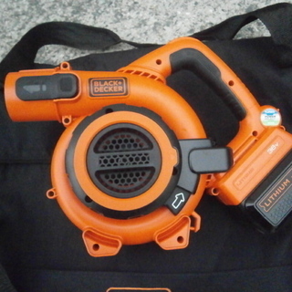 ★美品 ポップリベット・ファスナー株式会社 BLACK＋DECKER 36Vコードレスブロワーバキューム GWC36N 販売中です！ ☆美品 ポップリベット・ファスナー株式会社 BLACK＋DECKER 36V