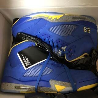 ２０１９年製 エアー ジョーダン５　NIKE air jordan5 レイニー ブルー